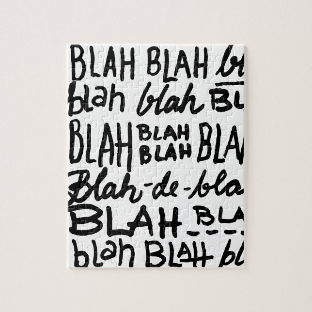 Puzzle Bla Bla Bla (Vertical)