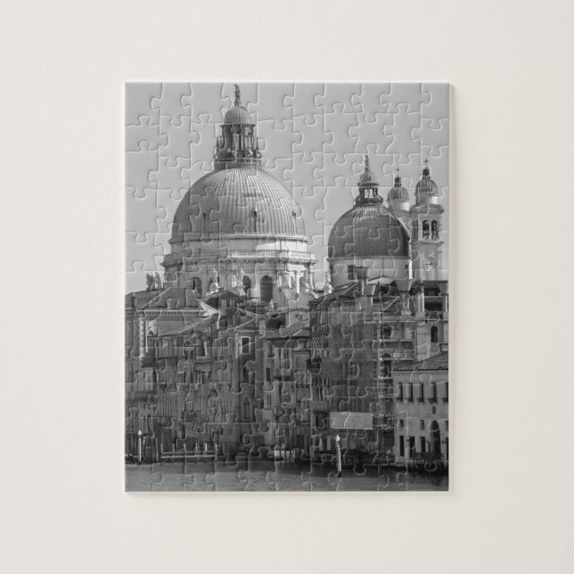 Puzzle Black Blanc Grand Canal Venise Italie Voyage (Vertical)