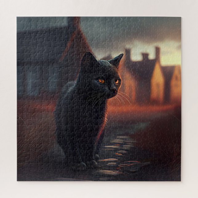 Puzzle Black Cat (Vertikal)
