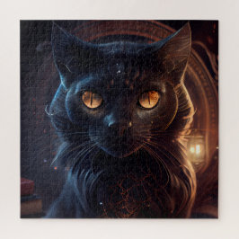 Puzzle Black Cat