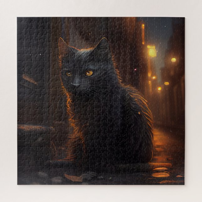 Puzzle Black Cat (Vertikal)