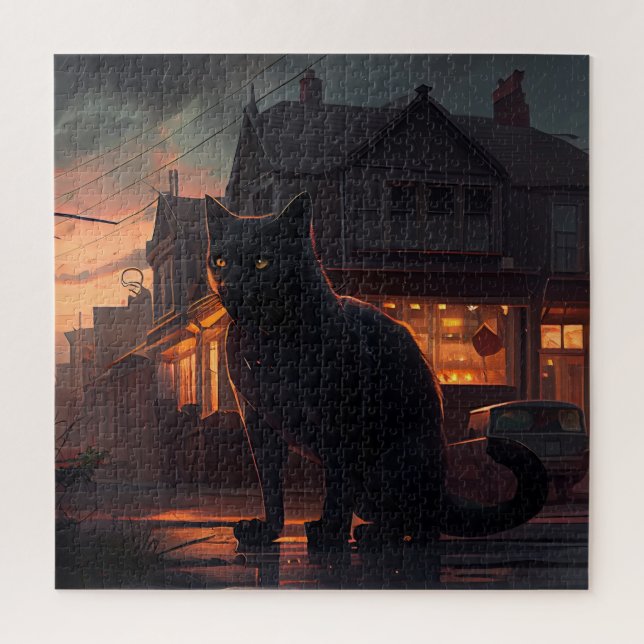 Puzzle Black Cat (Vertikal)