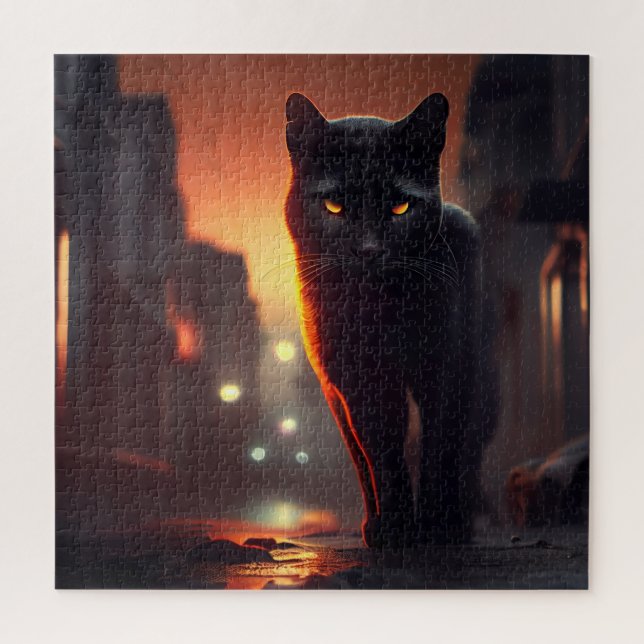 Puzzle Black Cat (Vertikal)