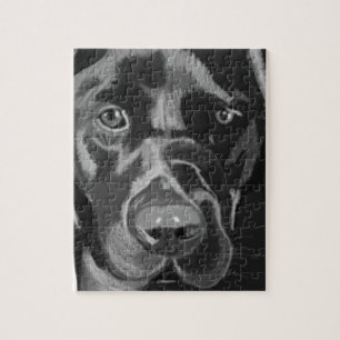 Puzzle Black Labrador