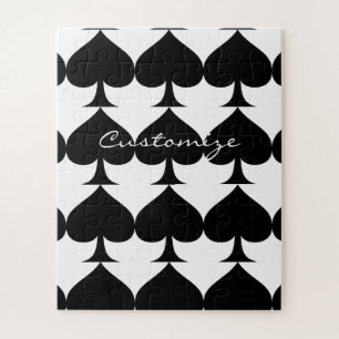 Puzzle Black Queen of Spades