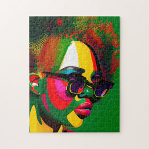 Puzzle Black Sista Gal Melanin Femme JunetDix Reine