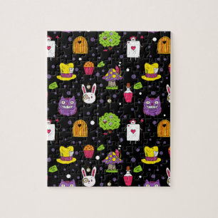 Puzzle black Wonderland