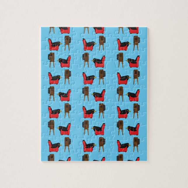 Puzzle Blackbird Dormir devant la bande dessinée de la té (Vertical)