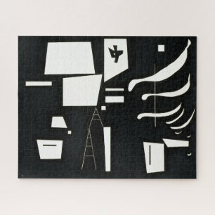 Puzzle Blanc - doux et dur   Kandinsky  