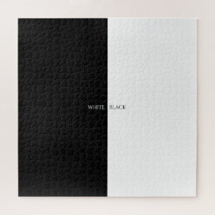 Puzzle blanc ou noir