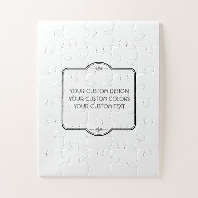 Puzzle BLANC Votre Design Ici - (Vertical)