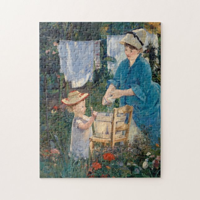 Puzzle Blanchisserie | Édouard Manet (Vertical)