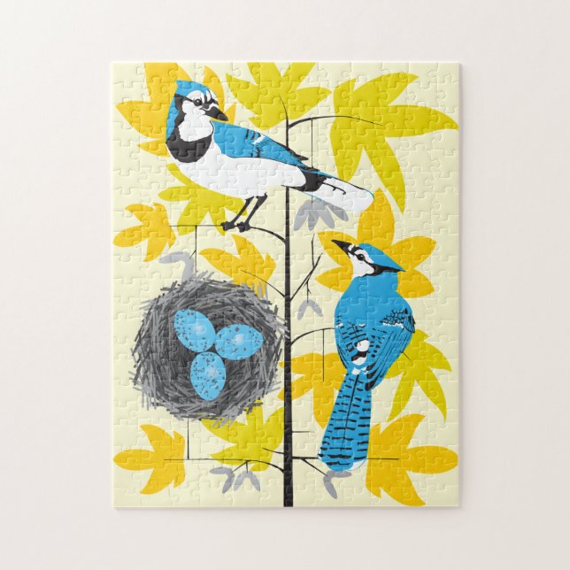 Puzzle bleu 11x14 pour les aveugles de couleur (Vertical)