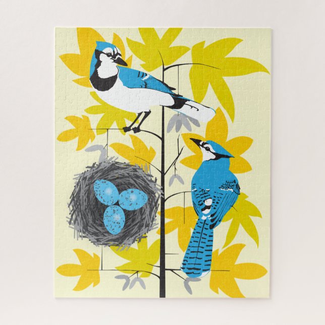 Puzzle bleu 16x20 pour les aveugles de couleur (Vertical)