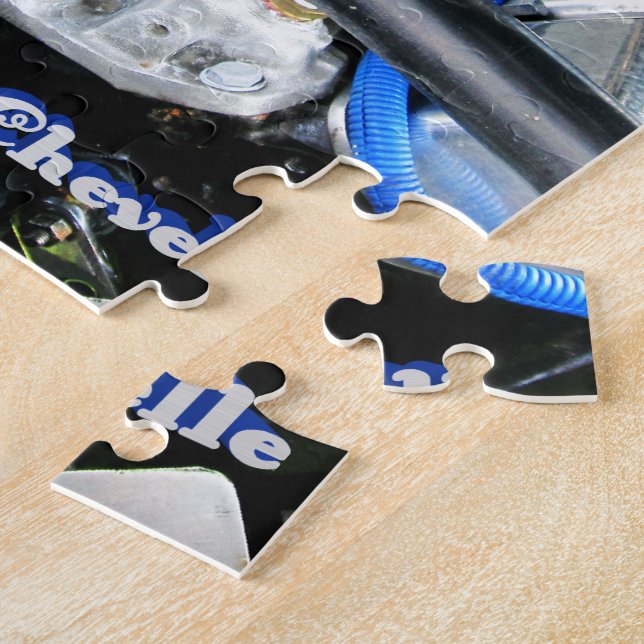 Puzzle bleu Chevelle 1965 (Côté)