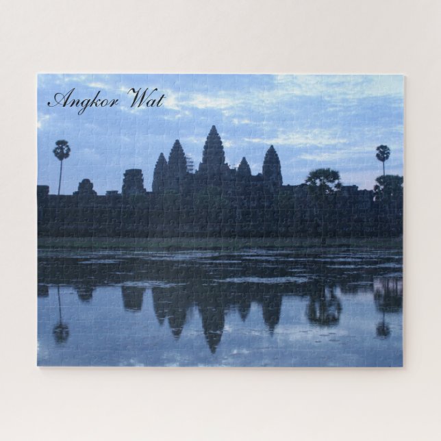Puzzle bleu d'angkor (Horizontal)