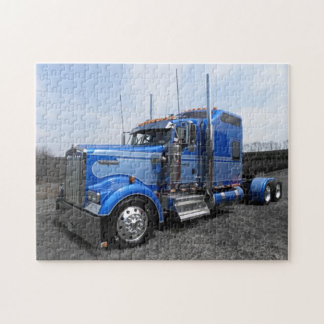 Puzzle bleu de Lanita Kenworth (Horizontal)