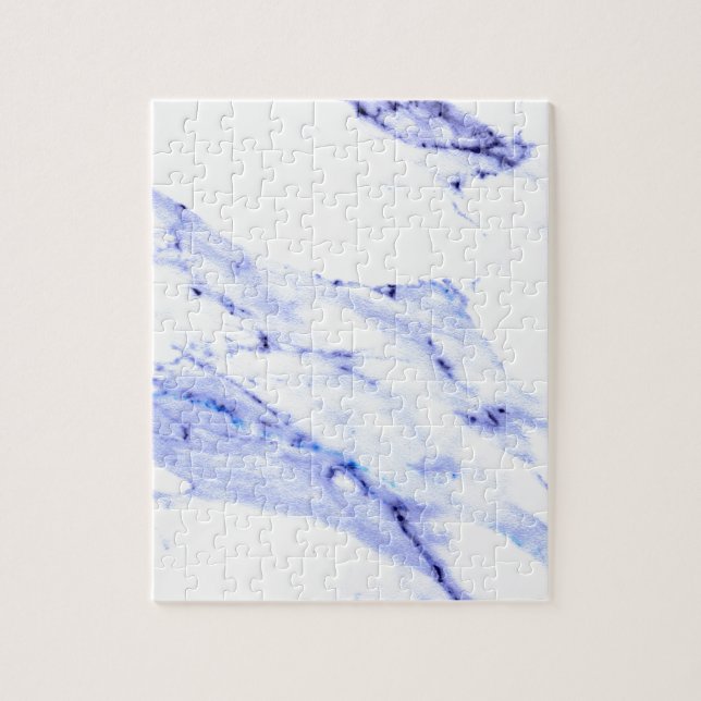 Puzzle Bleu et Marbre blanc (Vertical)