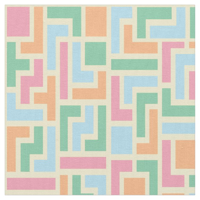 Puzzle Blocks Stoff (Nahaufnahme)