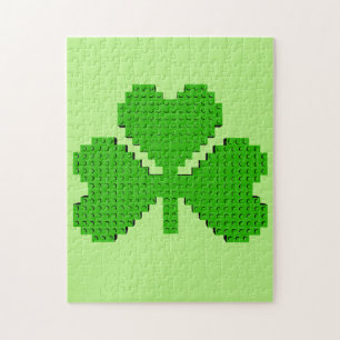 Puzzle Blocs de construction shamrock Dessin