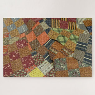 Puzzle Blocs de couture en tissu d'époque des années 18