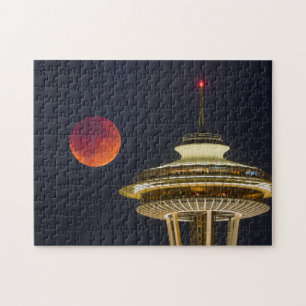 Puzzle Blood Moon   Aiguille de l'espace de Seattle