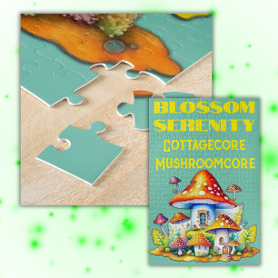 Puzzle Blossom Serenity Cottagecore Mushroomcore  