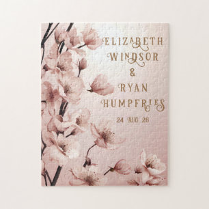 Puzzle Blossoms of Love" Collection Faire-part de mariage