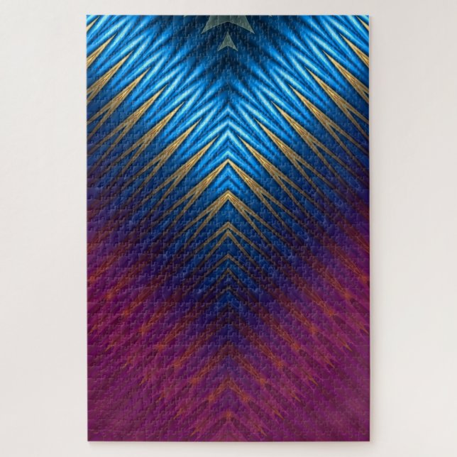 Puzzle Blue Ridge Gold (Vertical)