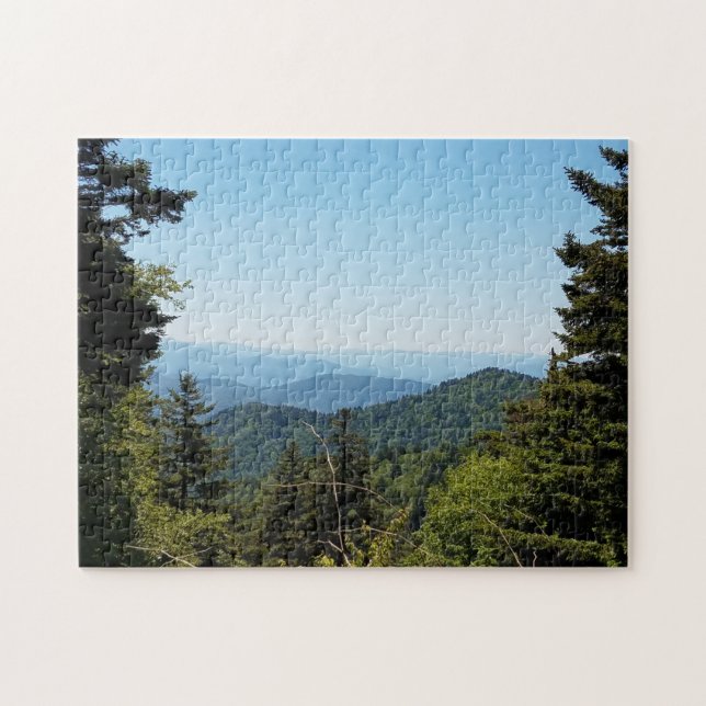 Puzzle Blue Ridge Mountains près de Cherokee, Caroline du (Horizontal)