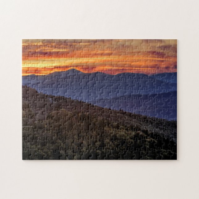 Puzzle Blue Ridge Parkway au coucher du soleil (Horizontal)