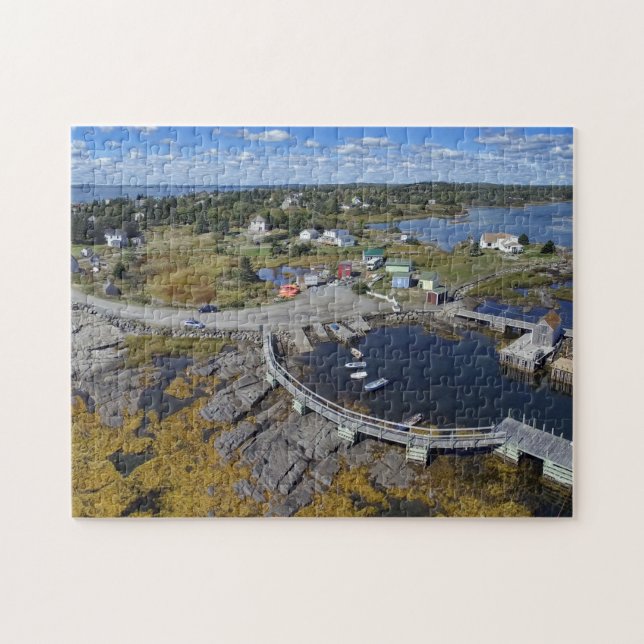 Puzzle Blue Rocks Nouvelle-Écosse. (Horizontal)