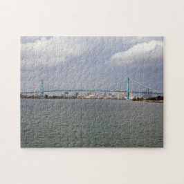 Puzzle Blue Water Bridge