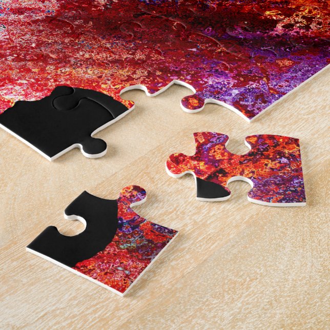 Puzzle BMX sur la grunge rouillée (Côté)