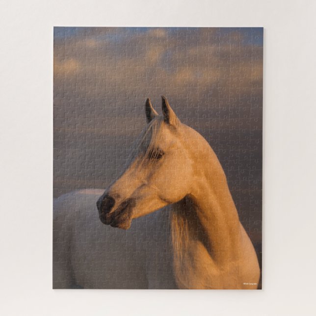 Puzzle Bob Langrish | Tirage arabe gris soir léger (Vertical)
