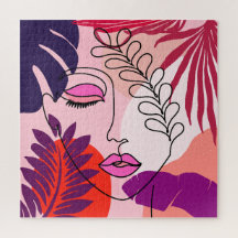 Bohemian Girlline Art rose esthétique