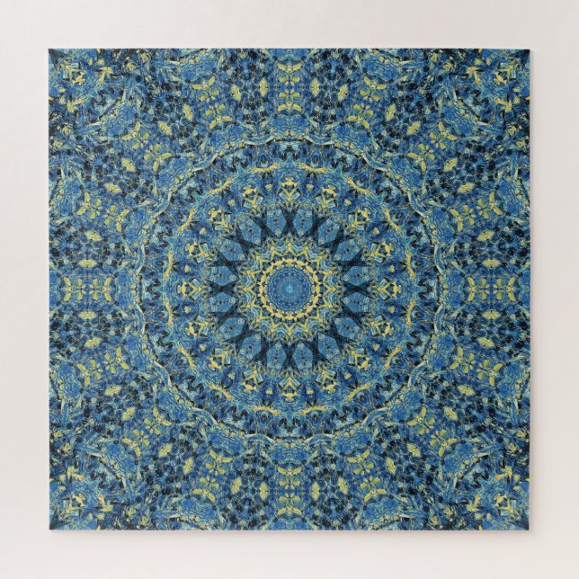 Puzzle Boho Abstrait Super Van Gogh Starry Nuit Mandala (Vertical)