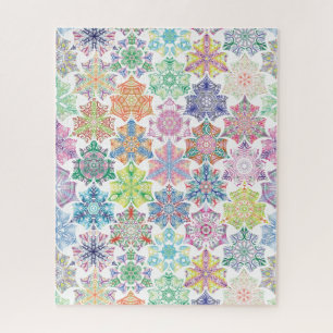 Puzzle Boho coloré Mandala Motif