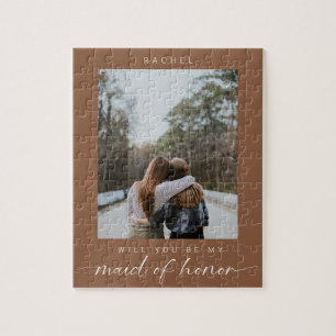Puzzle Boho Veux-tu être ma Demoiselle d'Honneur Photo Ch