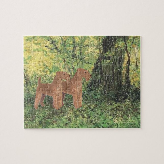Puzzle Bois Verts (Horizontal)