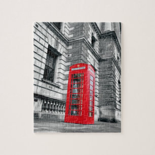 Puzzle Boîte rouge de téléphone de Londres - 8x10 - 110