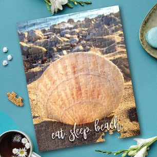 Puzzle Bold Seashell Photo élégant Manger Sleep Beach Scr