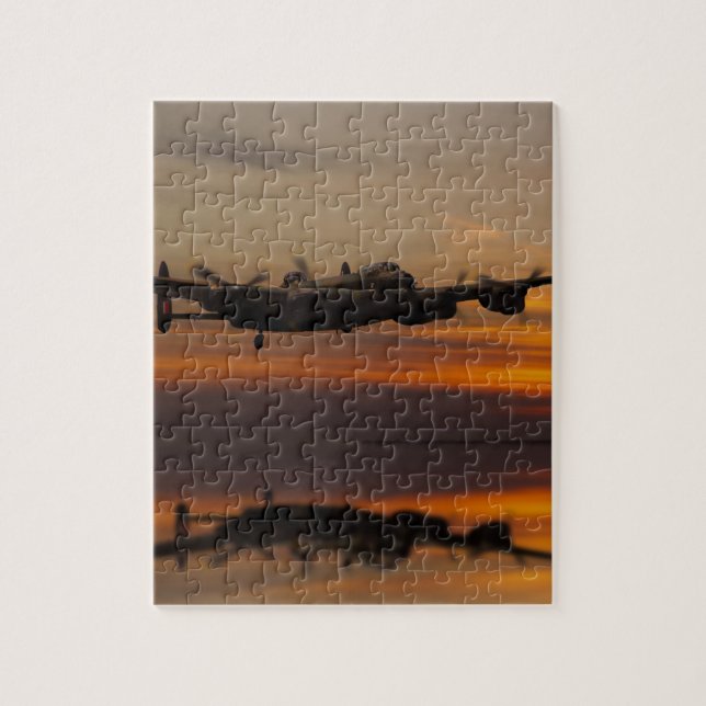 Puzzle bombardier de Lancaster le bout droit de maison (Vertical)