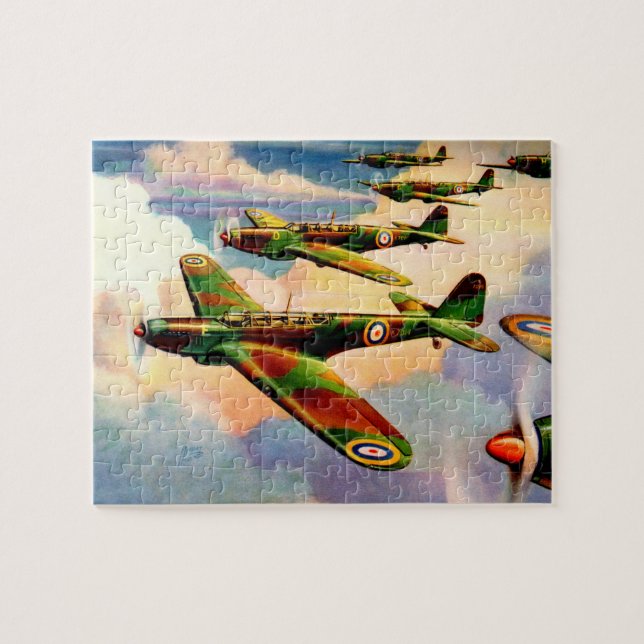 Puzzle Bombardier moyen junior des 1939 Anglais Fairey (Horizontal)