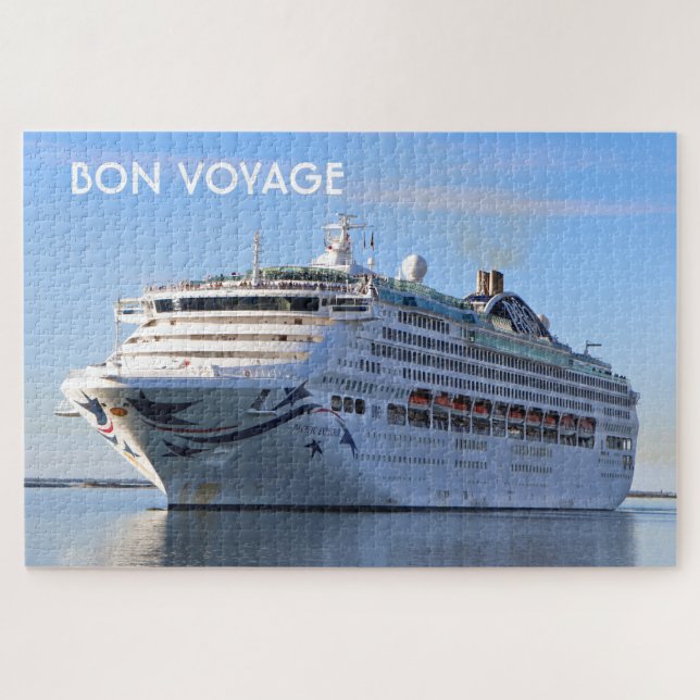 Puzzle Bon Voyage : Pacific Explorer bateau de croisière (Horizontal)