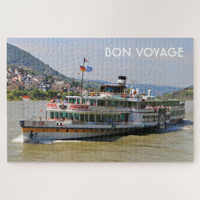 Puzzle Bon Voyage : Paddle steamer, Goethe, Allemagne (Horizontal)