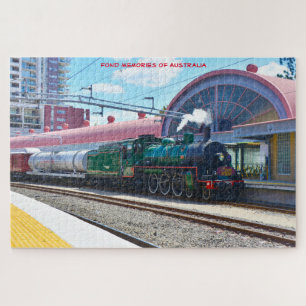 Puzzle Bonjour Anniversaire Australian Steam Trains Jigsa