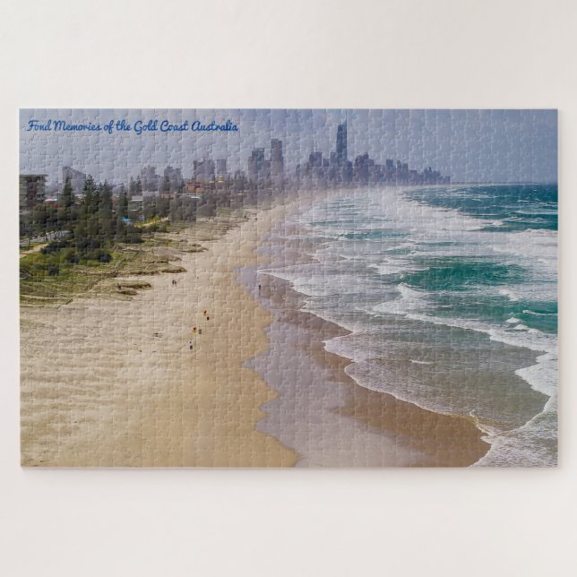 Puzzle Bonjour Anniversaire Gold Coast Queensland Austral (Horizontal)