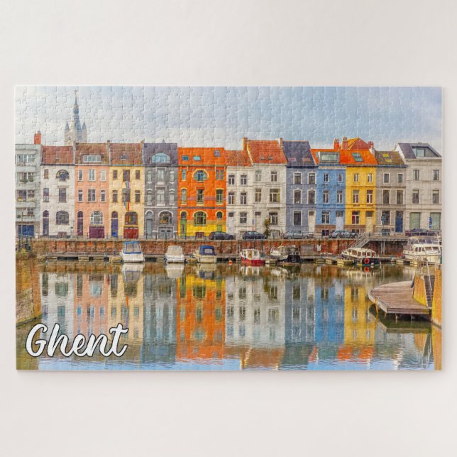 Puzzle Bonjour De Gand, Belgique (Horizontal)