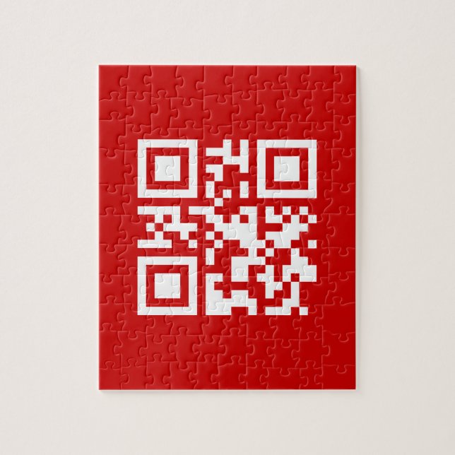 Puzzle Bonne année ! -- Code de QR (Vertical)
